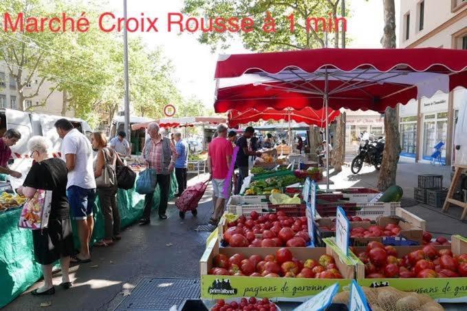 Ferienwohnung Le Croix Rousse Jacquard Lyon Exterior foto